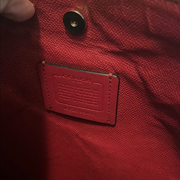 Coach dark brown and Black Crossbody and shoulder Bag 13”x12” - Picture 11 of 15